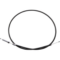 High-Efficiency Black Vinyl Clutch Cable — 150.5 cm housing, 11 cm travel, bottom adjuster