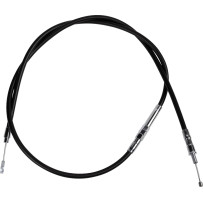 High-Efficiency Black Vinyl Clutch Cable — 154 cm (60-5/8"), 59 mm (2-5/16") travel, center adjuster, black