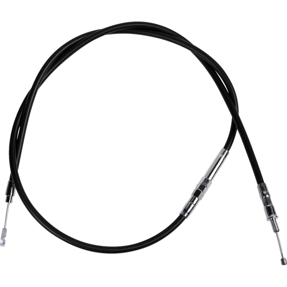 High-Efficiency Black Vinyl Clutch Cable — 154 cm (60-5/8"), 59 mm (2-5/16") travel, center adjuster, black