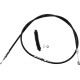 Cable de embrague de vinilo negro de alta eficiencia — Carcasa 169 cm (66-5/8\"), Ajustador 90,5 cm (35-5/8\"), Recorrido 67 mm