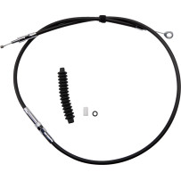 High-Efficiency Black Vinyl Clutch Cable — 57-5/8" housing, 59 mm travel, Black
