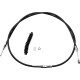 Cable de embrague de vinilo negro de alta eficiencia — 189.5 cm carcasa, 83.5 cm ajustador, Negro