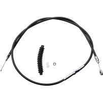 High-Efficiency Black Vinyl Clutch Cable — Housing length 159 cm (62-11/16"), adjuster 64.5 cm (25-7/16"), travel 70 mm