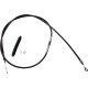 Cable de embrague de vinilo negro de alta eficiencia — carcasa 72-11/16", ajustador 25-7/16", recorrido 70 mm