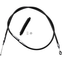 High-Efficiency Black Vinyl Clutch Cable — Housing 154 cm (60-11/16"), Travel 70 mm (2-3/4"), Standard