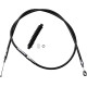 Cable de embrague de vinilo negro de alta eficiencia — Longitud carcasa 154 cm (60-11/16"), Recorrido 70 mm (2-3/4"), Estándar