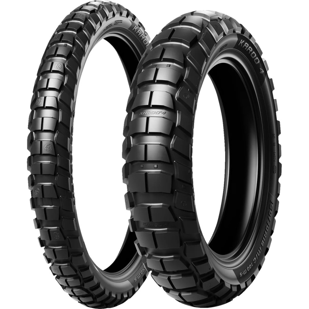 KAROO™ 4 Tire — 120/70R19, Front, 60T, Blackwall