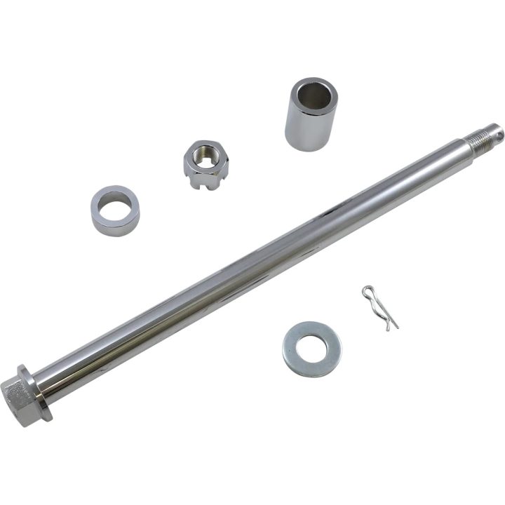 Kit de eje trasero — 33,61 cm (13,23"), 19,1 mm (3/4"), cromado