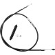 Cable de embrague de vinilo negro de alta eficiencia — carcasa 163.5 cm, ajustador 83.5 cm, recorrido 70 mm