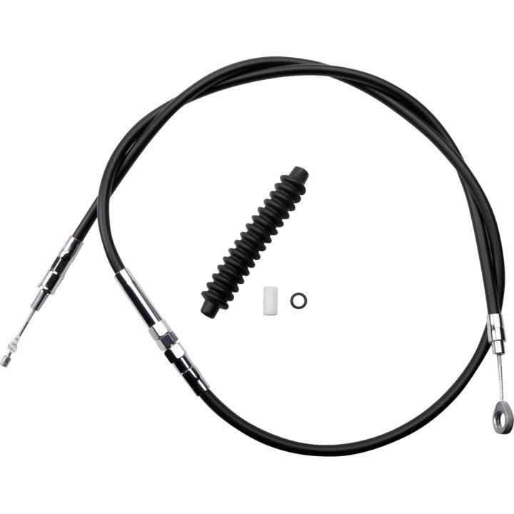 Cable de embrague de vinilo negro de alta eficiencia — Carcasa 146,5 cm (57-11/16"), Ajustador 83,5 cm (32-15/16")
