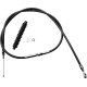 Cable de embrague de vinilo negro de alta eficiencia — funda 139 cm, ajustador 60 cm, recorrido 70 mm