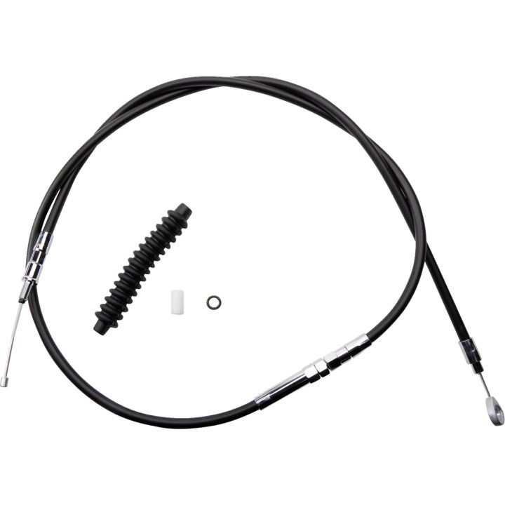 Cable de embrague de vinilo negro de alta eficiencia — 159 cm (62-11/16\"), recorrido 83 mm (3-1/4\"), ajustador 64.5 cm (25-7/16\")