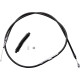 Cable de embrague de vinilo negro de alta eficiencia — 159 cm (62-11/16\"), recorrido 83 mm (3-1/4\"), ajustador 64.5 cm (25-7/16\")