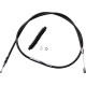 Cable de embrague de vinilo negro de alta eficiencia — 149 cm funda, 83 mm recorrido, 80 cm ajustador