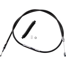 High-Efficiency Black Vinyl Clutch Cable — 149 cm housing, 83 mm travel, 80 cm adjuster