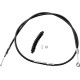 Cable de embrague de vinilo negro de alta eficiencia — carcasa 159 cm, ajustador 80 cm, recorrido 83 mm