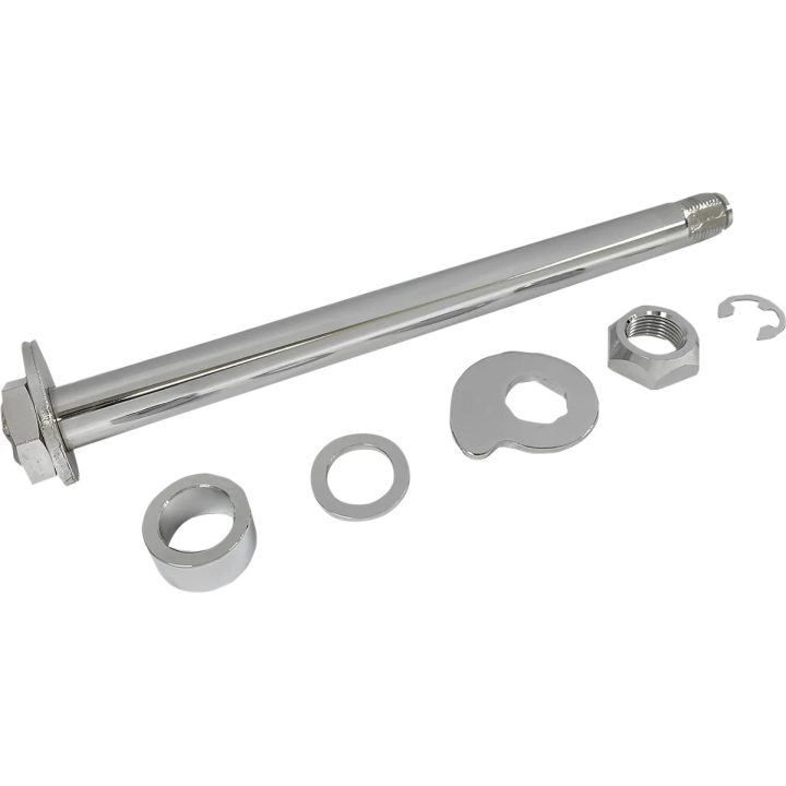 Kit de eje trasero — 25.4 mm (1") , 32.59 cm (12.83") , Cromado