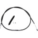Cable de embrague de vinilo negro de alta eficiencia — 164,5 cm carcasa, 83 mm recorrido, ajustador 80 cm