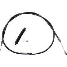 High-Efficiency Black Vinyl Clutch Cable — 164.5 cm housing, 83 mm travel, adjuster 80 cm