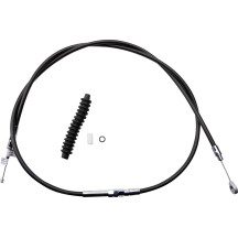 High-Efficiency Black Vinyl Clutch Cable — Housing 169.5 cm, Adjuster 80 cm, Travel 83 mm