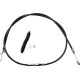 Cable de embrague de vinilo negro de alta eficiencia — Carcasa 169.5 cm, ajustador 80 cm, recorrido 83 mm