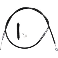 High-Efficiency Black Vinyl Clutch Cable — Housing 68-11/16", Adjuster 25-7/16"