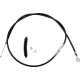 Cable de embrague de vinilo negro de alta eficiencia — Funda 179.5 cm (70-11/16") , ajustador 64.5 cm (25-7/16")