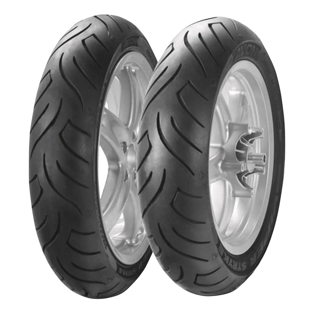 AM63 Viper Stryke Scooter Reinforced Tire — 130/70-12, 62P, Blackwall