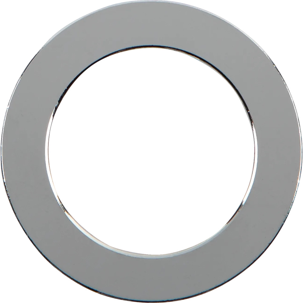 Wheel Spacer — Axle diameter 25.4 mm (1"), outside diameter 38.1 mm (1-1/2"), chrome