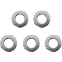 Chrome Axle Washer — 16.4 mm ID, 33.3 mm OD, 0.14 in width, 5-pack