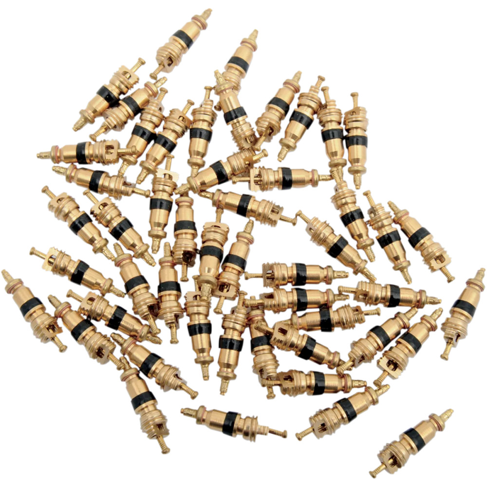 Valve Core — Straight, 50-pack, gold