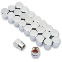 Replacement Valve Stem Cap — Chrome, 25-pack