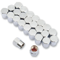 Replacement Valve Stem Cap — Chrome, 25-pack