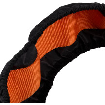 Motorcycle Ice Tire Wrap — Black, fits 5" wide, up to 21" diameter, flat 91.5" x 8.5"