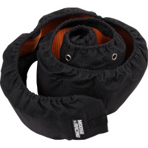 Motorcycle Ice Tire Wrap — Black, fits 5" wide, up to 21" diameter, flat 91.5" x 8.5"