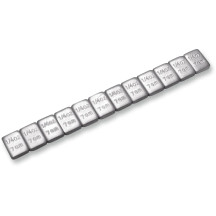 Wheel Weights — 360 pack, 7.09 g (1/4 oz), adhesive stick-on, powder-coated silver