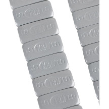 Pesas para ruedas Quickstick — 0.756" x 0.359", paquete de 36, plateado