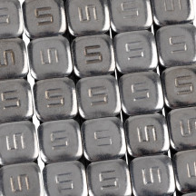 Quickstick Wheel Weights — 0.47" x 0.47", adhesive stick-on, 360 pack, Chrome