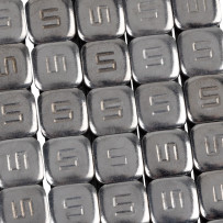 Quickstick Wheel Weights — 0.47" x 0.47", adhesive stick-on, 360 pack, Chrome