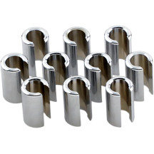 Chrome/Zinc Spoke Wheel Weights — 10-pack, 7.09 g (1/4 oz)