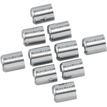 Chrome/Zinc Spoke Wheel Weights — 10 Pack, 14–17 g (1/2 oz)