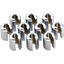 Chrome/Zinc Spoke Wheel Weights — 21.26 g (3/4 oz), 10 pack