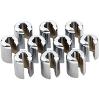 Chrome/Zinc Spoke Wheel Weights — 21.26 g (3/4 oz), 10 pack
