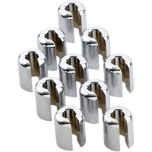 Chrome/Zinc Spoke Wheel Weights — 21.26 g (3/4 oz), 10 pack