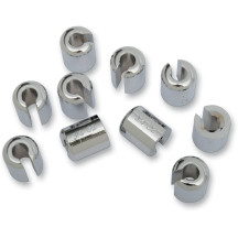 Chrome/Zinc Spoke Wheel Weights — 28.35 g (1 oz), 10 Pack