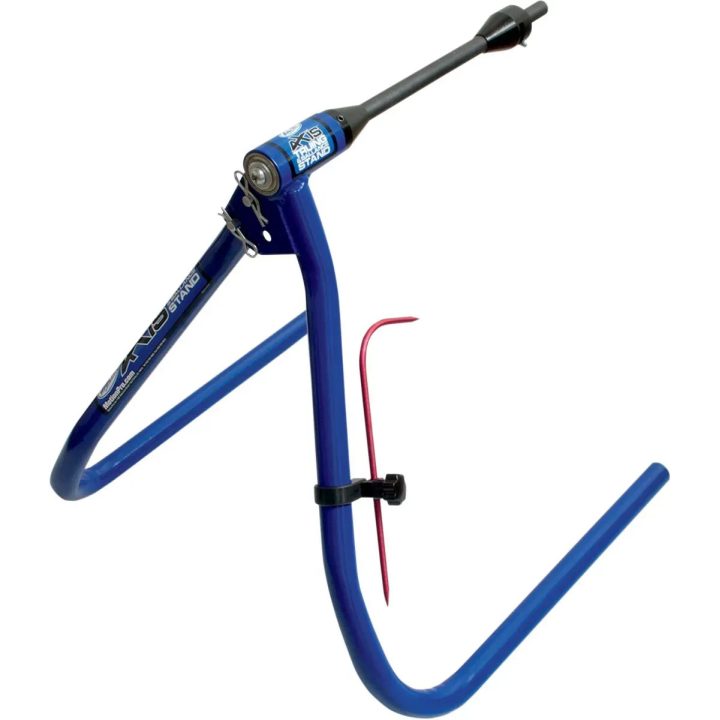 Axis™ Soporte para centrado y equilibrado de ruedas — Azul, pintura en polvo