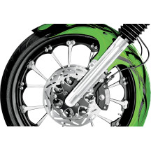 Patas de horquilla Hot Legs de doble disco — Doble disco, cromado