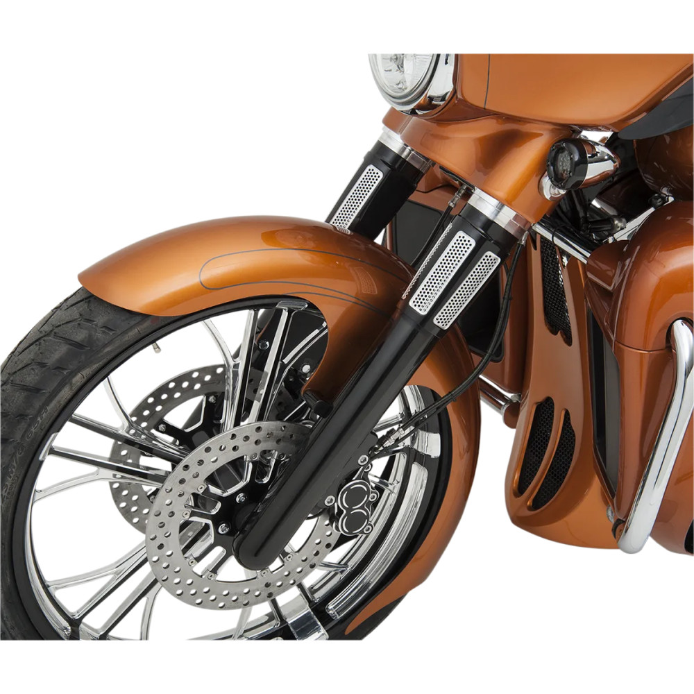 Dual-Disc Hot Legs Fork Legs — Black anodized