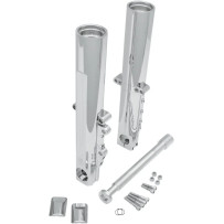 Fork Leg Kit — Chrome, single disc, lower mounting