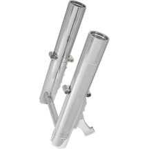 Fork Leg Kit — Chrome, single-disc, lower mount